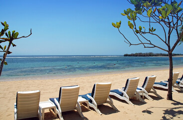 Bali - Nusa Dua Beach Chairs