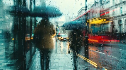 Obraz premium Rainy Day in London