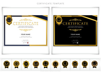 賞状１６８（横）certificate　award　表彰状　celebration