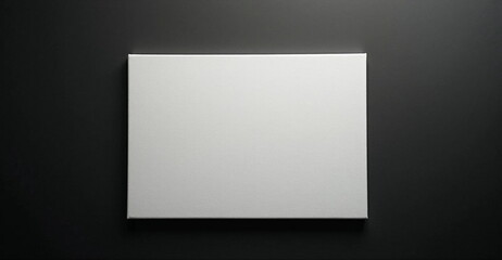 blank white paper on black background