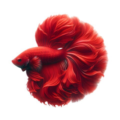 Fototapeta premium Betta fish Isolated transparent Background 12