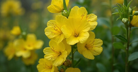 yellow flowers in spring