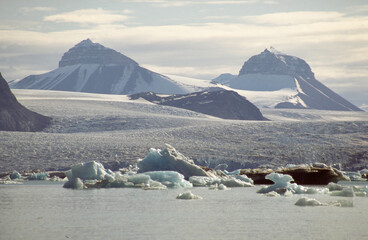 Landscape of Svalbard (Spitsbergen)