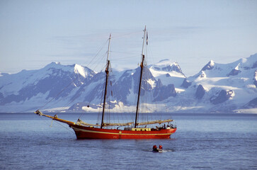 Landscape of Svalbard (Spitsbergen)