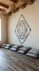 Triple Gem Meditation Room Buddhism Religion Spiritual Symbol