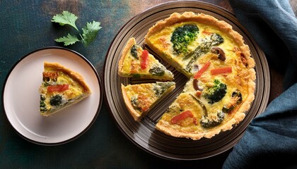 Gourmet Quiche Space for text