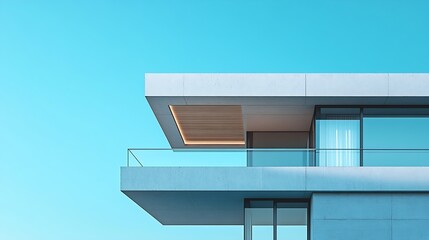 modern minimalist house facade from several angle : Generative AI