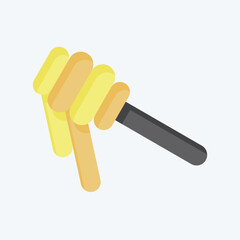 Icon Honey. related to Breakfast symbol. flat style. simple illustration