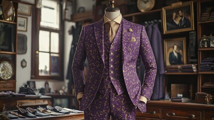 Bespoke checkered jacket in traditional technique of tailoring