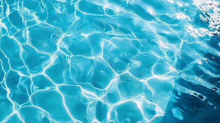 Blue Clean And Transparent Pool water which is very beautiful