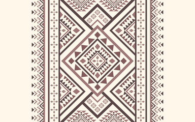Ancient echoes Aztec geometric seamless patterns southwest Navajo Native American tribal ethnic colorful for textile printing