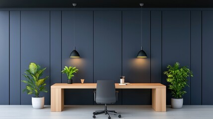 Modern Minimalist Home Office Design