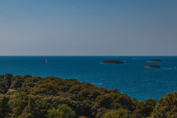Beautiful of historic Vrsar on the Istrian peninsula. Vrsar Croatia 08.07.24