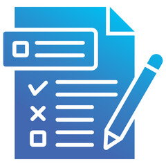 Fototapeta premium Exam Icon