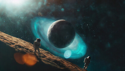 宇宙飛行士のイラスト