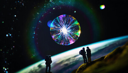 宇宙飛行士のイラスト