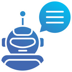 Obraz premium Chatbot Icon