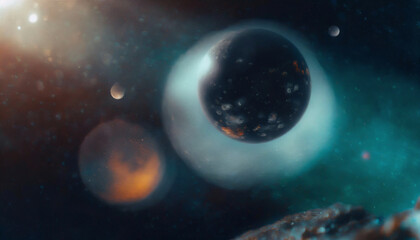 Obraz premium 宇宙飛行士のイラスト