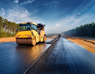 道路の舗装工事