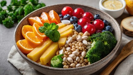 Stir-fried vegetables with chicken, a fresh and healthy meal, featuring broccoli, carrots, and green peppers, served on a white plate