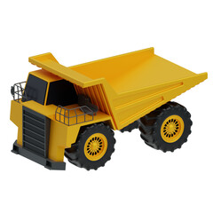 3D Haul Truck. 3D Icon