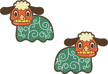 かわいい獅子舞