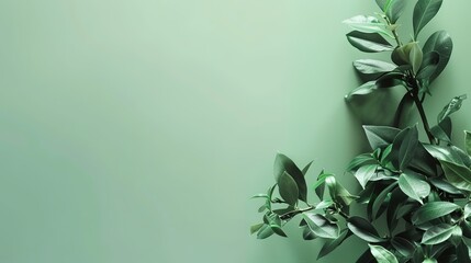 Stunning Green Beautiful and Minimalist Background: A Serene and Elegant Visual Delight. Bringing a Touch of Nature's Simplicity and Charm.