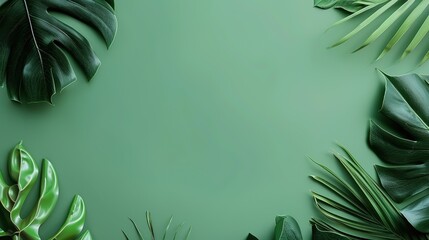 Stunning Green Beautiful and Minimalist Background: A Serene and Elegant Visual Delight. Bringing a Touch of Nature's Simplicity and Charm.