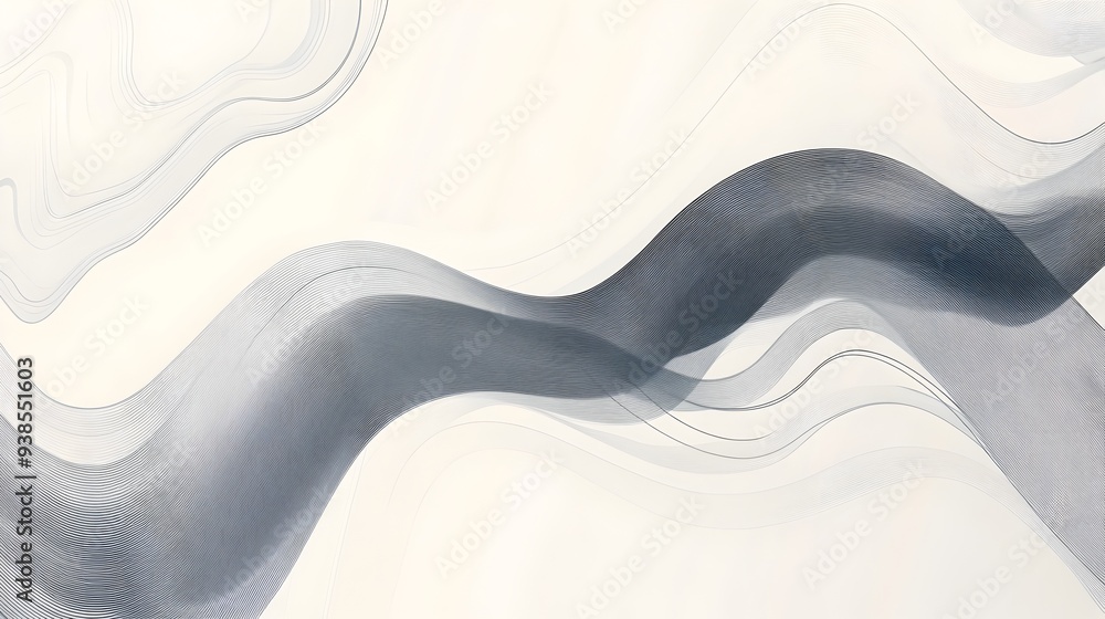 Poster minimalistic abstract background with soft gray tones and simple lines perfect for modern presentati