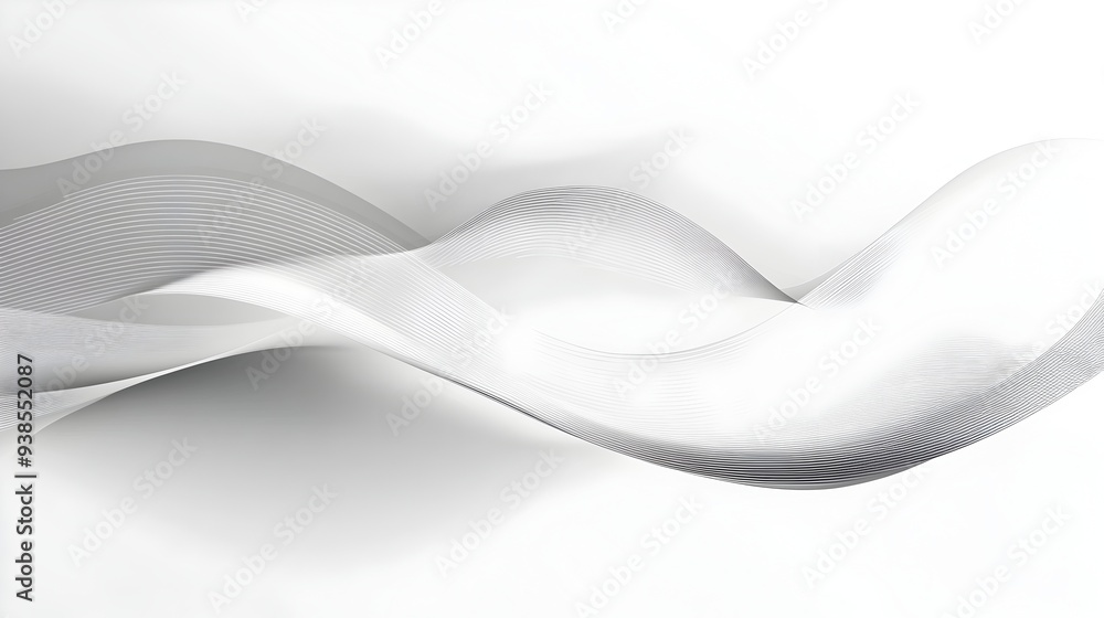 Poster elegant and minimalistic background with light gray accents and subtle abstract lines ideal for prof