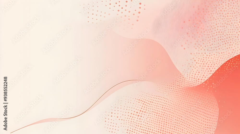 Poster elegant and soft abstract background with minimal rose tones and simple geometric patterns perfect f