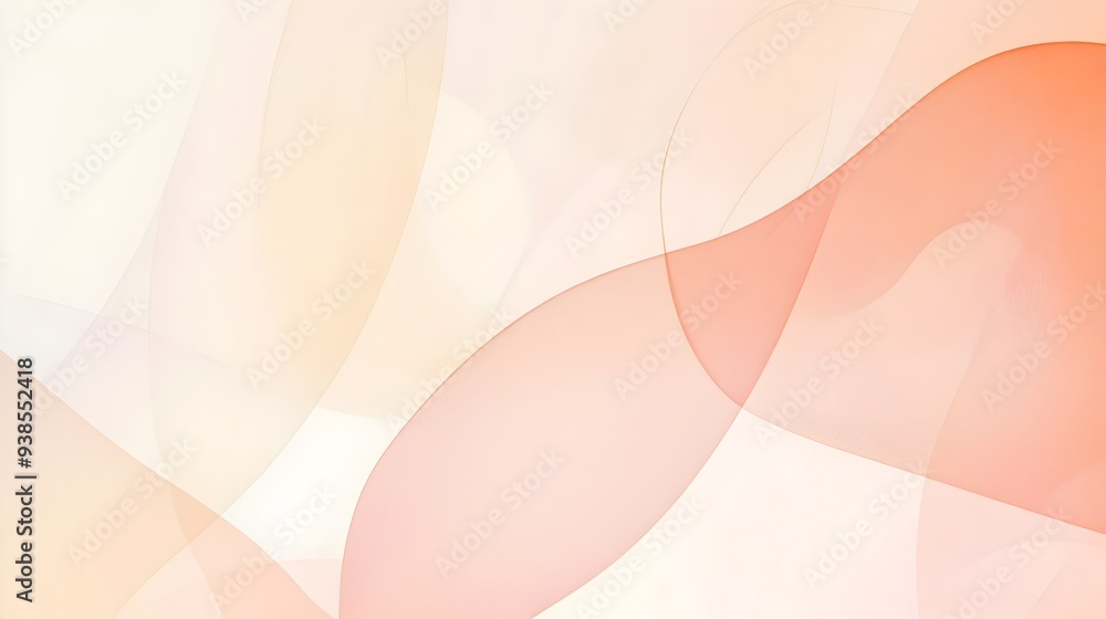 Aufkleber elegant background featuring a clean peach toned color palette and subtle geometric patterns perfect