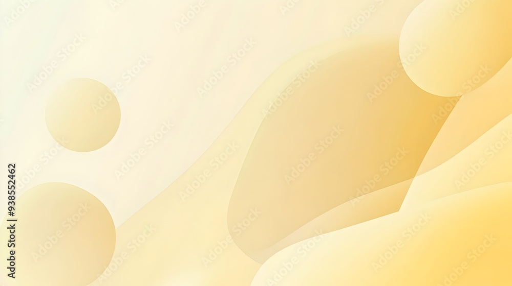 Poster elegant minimal background with soft yellow hues and simple geometric shapes perfect for bright and 