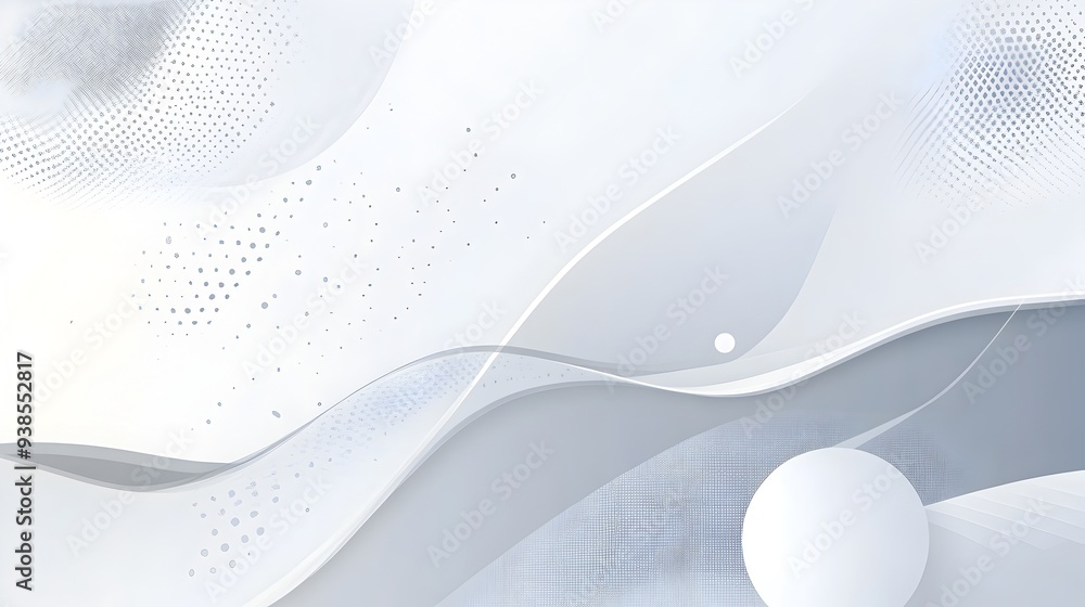 Poster sleek and minimalist background with soft geometric patterns in muted gray hues ideal for presentati