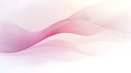 Fototapeta premium Smooth Pastel Gradient Background Transitioning from Light Pink to White with Simple Wave Designs Ideal for Elegant and Modern Presentations Websites or Digital Art