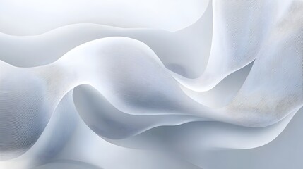 Obraz premium Smooth gradient background transitioning from light gray to white featuring delicate geometric shapes in a minimalist modern design perfect for professional presentations digital designs