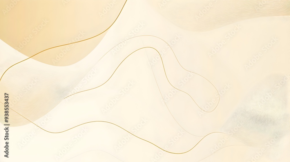 Poster minimalist yellow frame abstract background with simple geometric designs for presentations websites