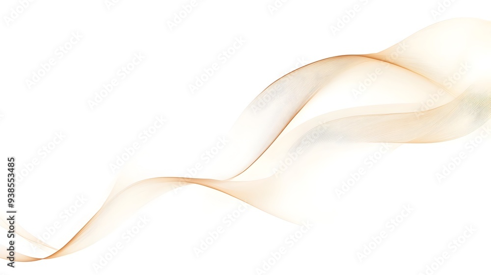 Poster elegant clean and minimalist white background with a subtle thin light brown border perfect for pres