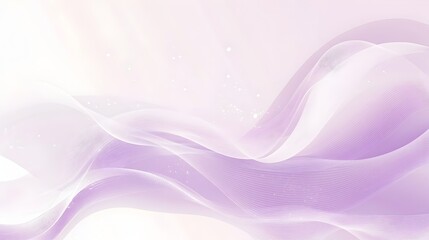 Fototapeta premium A smooth gradient background with a thin light lavender border and delicate wave designs perfect for creating elegant and modern presentations layouts or digital art projects
