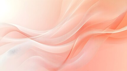 Obraz premium Smooth and elegant gradient background with a thin light coral border and delicate abstract patterns creating a visually appealing and modern design perfect for presentations digital layouts