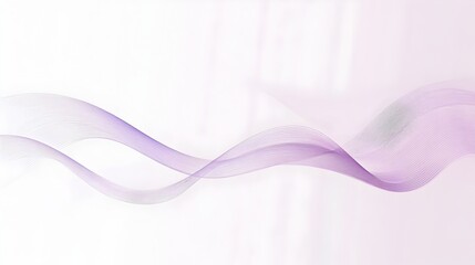 Fototapeta premium Elegant and minimalist background with a thin soft purple border and simple wave lines ideal for use in modern digital presentations corporate templates and creative designs
