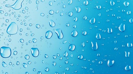 water drops on blue background which is very beautiful