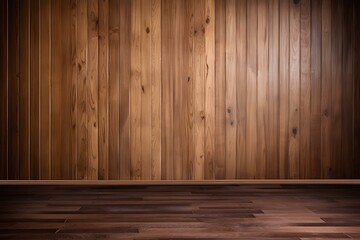 Naklejka premium wooden wall and floor