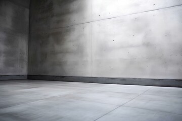 concrete wall and floor