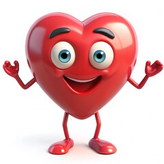 Fototapeta premium two hearts with a heart