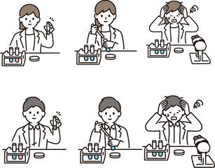 Intern studying pharmacy