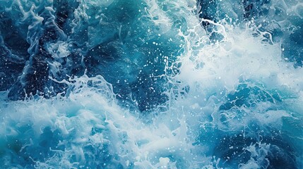 Breathtaking waterfall cascading, Fantasy, Vibrant, Watercolor, Emphasizing natural wonder and sound