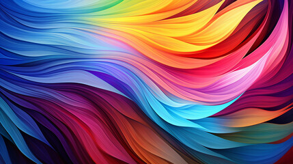 Fototapeta premium Colorful Fractal Illustration with Psychedelic Abstract Design