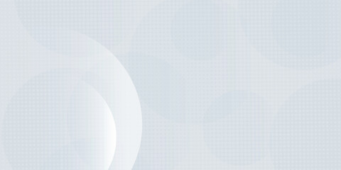 gray abstract background with realistic modern colorful circle pattern. 3d, design, simple, vector illustration.