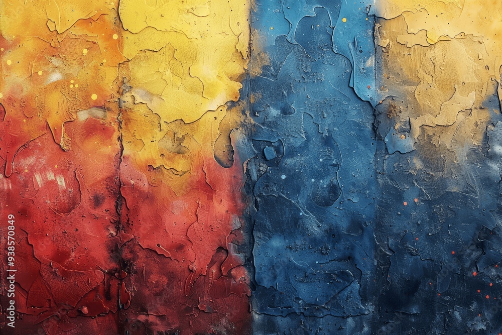 Aufkleber bright colorful gradient abstract background with grainy texture